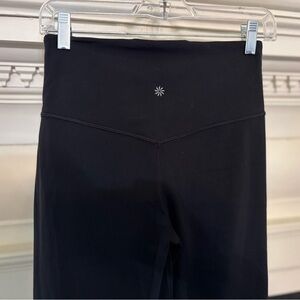 Athleta Elation Black Wide Leg Pant High-Waist Athletic Leggings Sz Small
